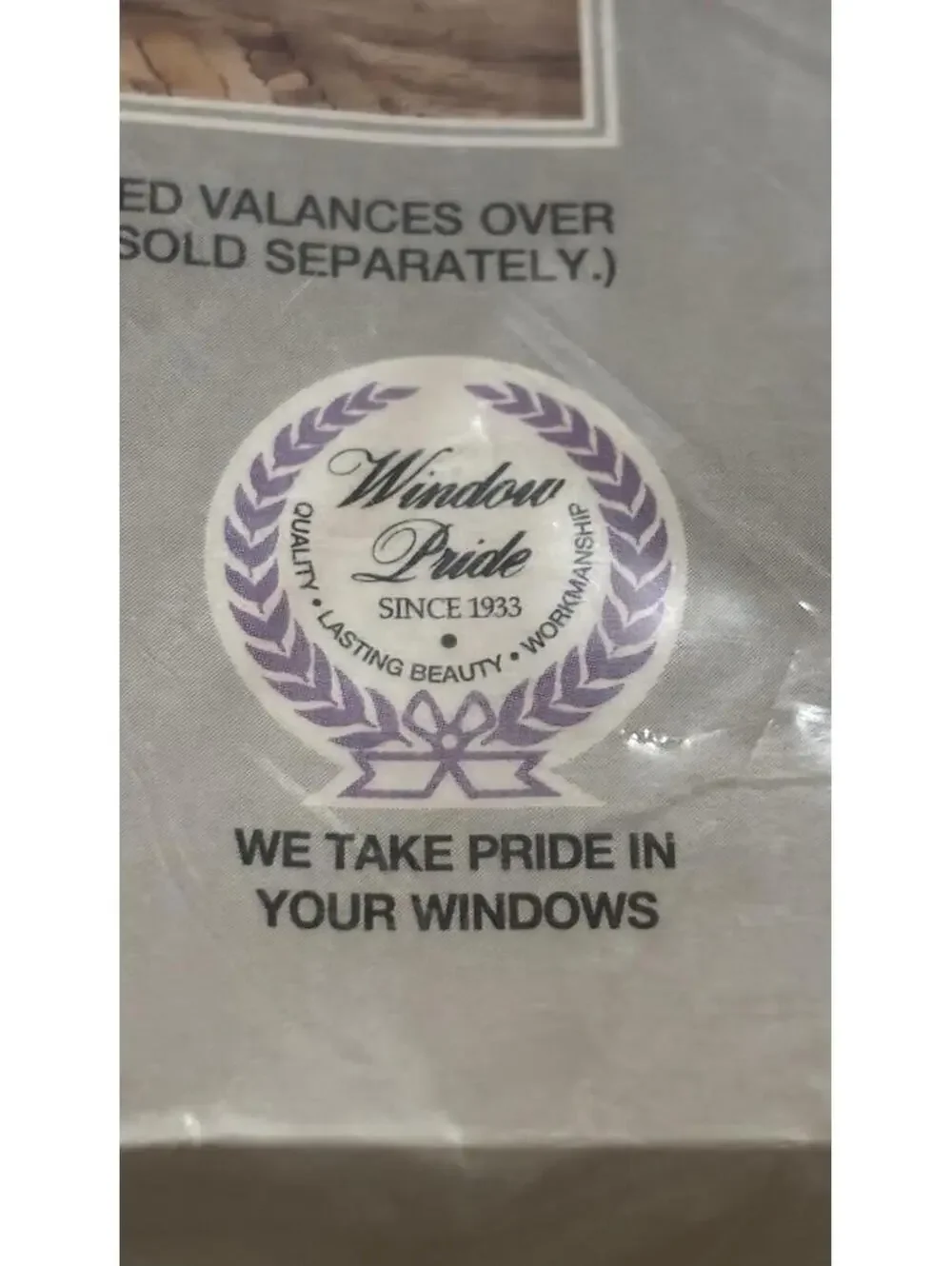 Vintage Window Pride 2 Panels Lace White 60